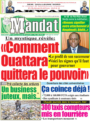 Le Mandat N° 1344