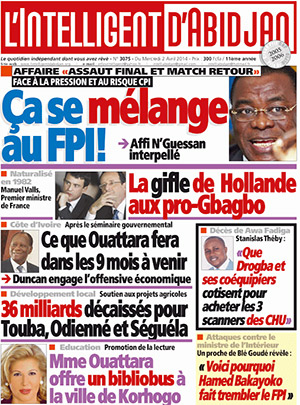 L’intelligent d’Abidjan N° 3075