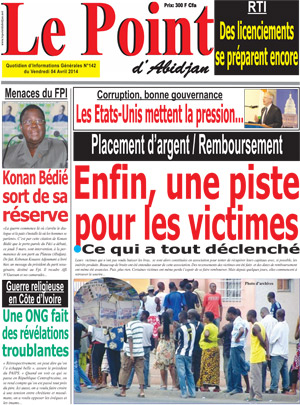Le point d`Abidjan N° 142