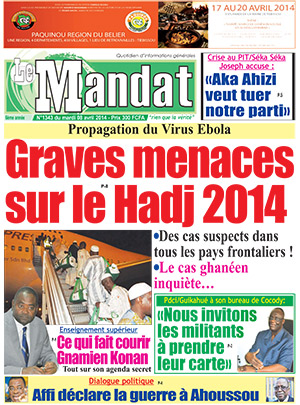 Le Mandat N° 1343