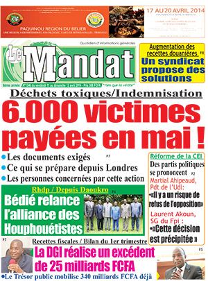 Le Mandat N° 1346