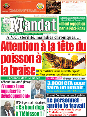 Le Mandat N° 1348