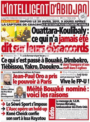 L’intelligent d’Abidjan N° 3091