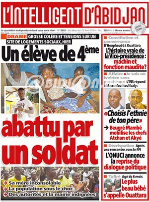 L’intelligent d’Abidjan N° 3092