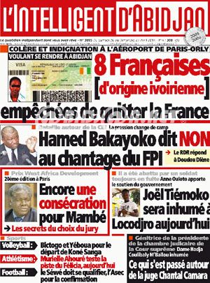 L’intelligent d’Abidjan N° 3095