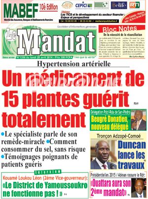 Le Mandat N° 1356