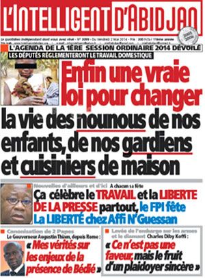 L’intelligent d’Abidjan N° 3099