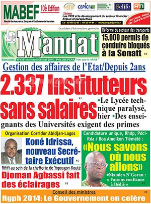 Le Mandat N° 1361