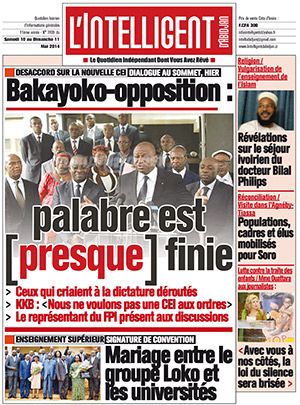 L’intelligent d’Abidjan N° 3105