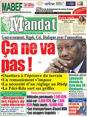 Le Mandat N° 1367