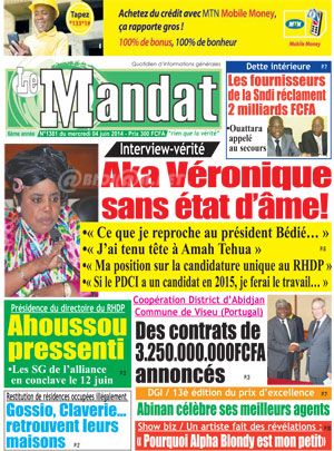 Le Mandat N° 1381
