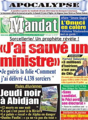 Le Mandat N° 1392
