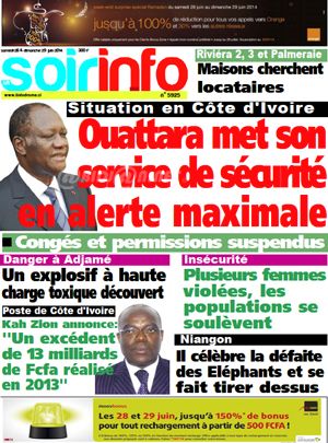 Soir Info N° 5925