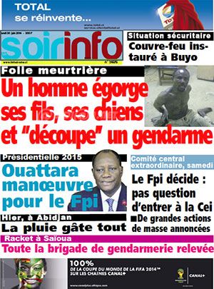 Soir Info N° 5926