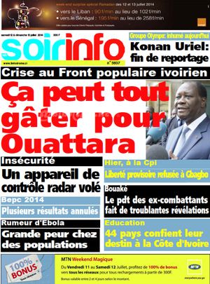 Soir Info N° 5937