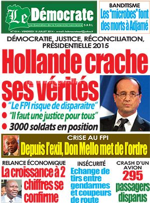 Le Democrate N° 1014