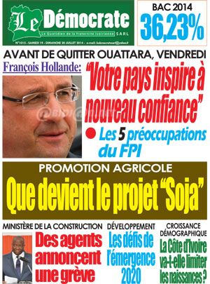 Le Democrate N° 1015