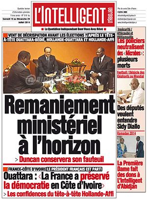 L’intelligent d’Abidjan N° 3161