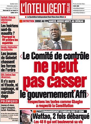 L’intelligent d’Abidjan N° 3163