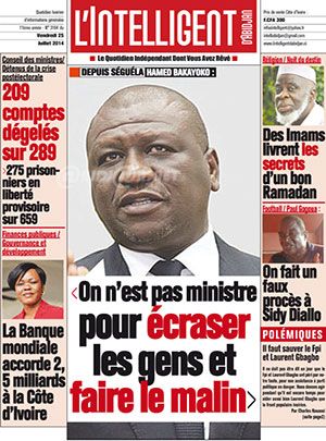 L’intelligent d’Abidjan N° 3164