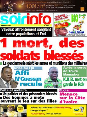 Soir Info N° 5947