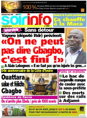 Soir Info N° 5957