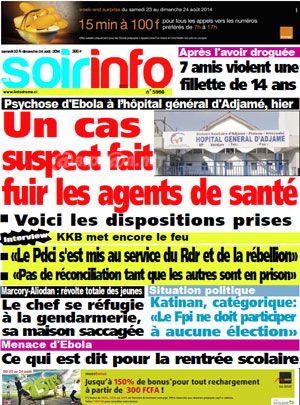 Soir Info N° 5968