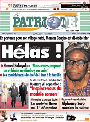 Le Patriote N° 4465