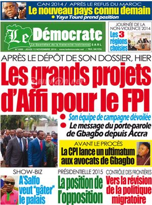 Le Democrate N° 1099