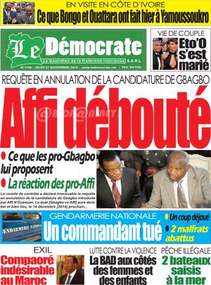 Le Democrate N° 1109