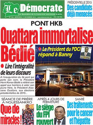 Le Democrate N° 1126