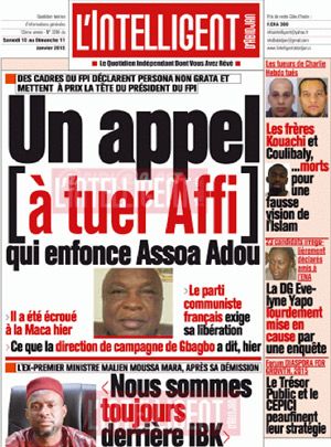 L’intelligent d’Abidjan N° 3294