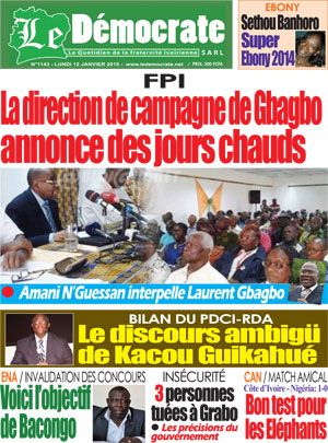 Le Democrate N° 1143