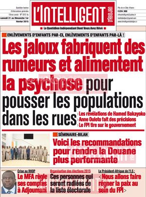 L’intelligent d’Abidjan N° 3312