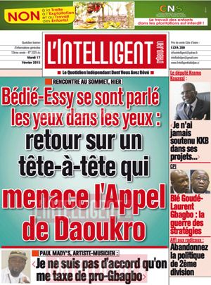 L’intelligent d’Abidjan N° 3325