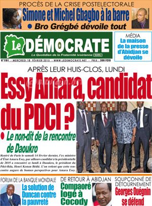 Le Democrate N° 1161