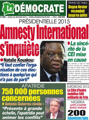 Le Democrate N° 1168