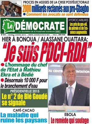 Le Democrate N° 1171