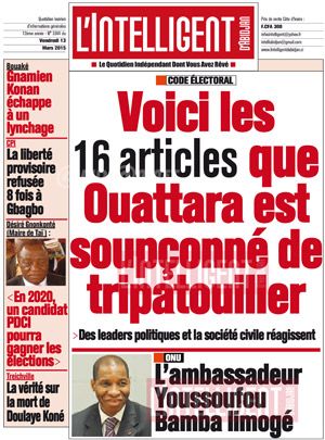 L’intelligent d’Abidjan N° 3344