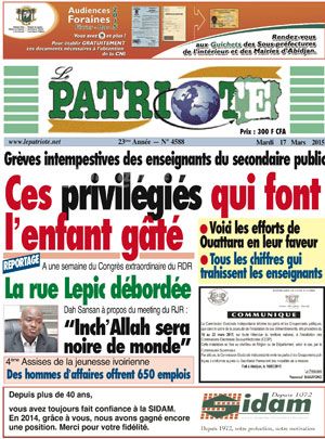 Le Patriote N° 4588