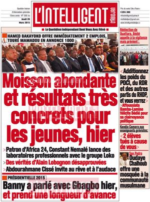 L’intelligent d’Abidjan N° 3355