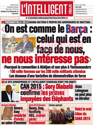 L’intelligent d’Abidjan N° 3372