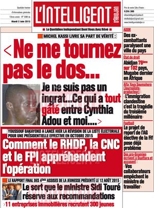 L’intelligent d’Abidjan N° 3398