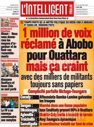 L’intelligent d’Abidjan N° 3408