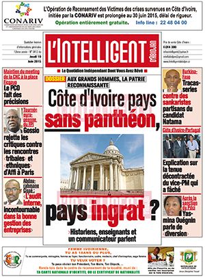 L’intelligent d’Abidjan N° 3142