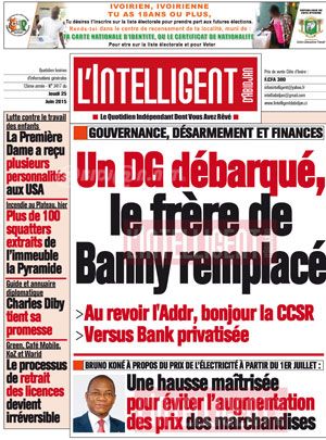 L’intelligent d’Abidjan N° 3417