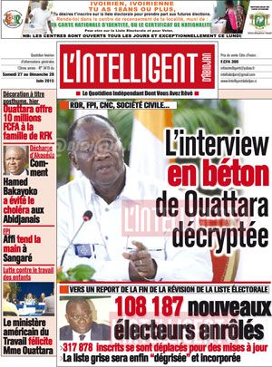 L’intelligent d’Abidjan N° 3419