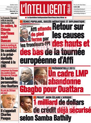 L’intelligent d’Abidjan N° 3422