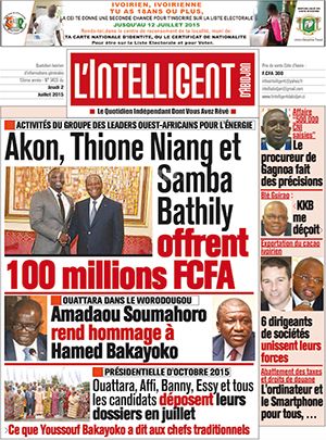 L’intelligent d’Abidjan N° 3423