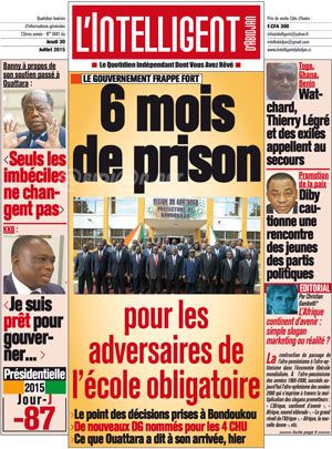 L’intelligent d’Abidjan N° 3441